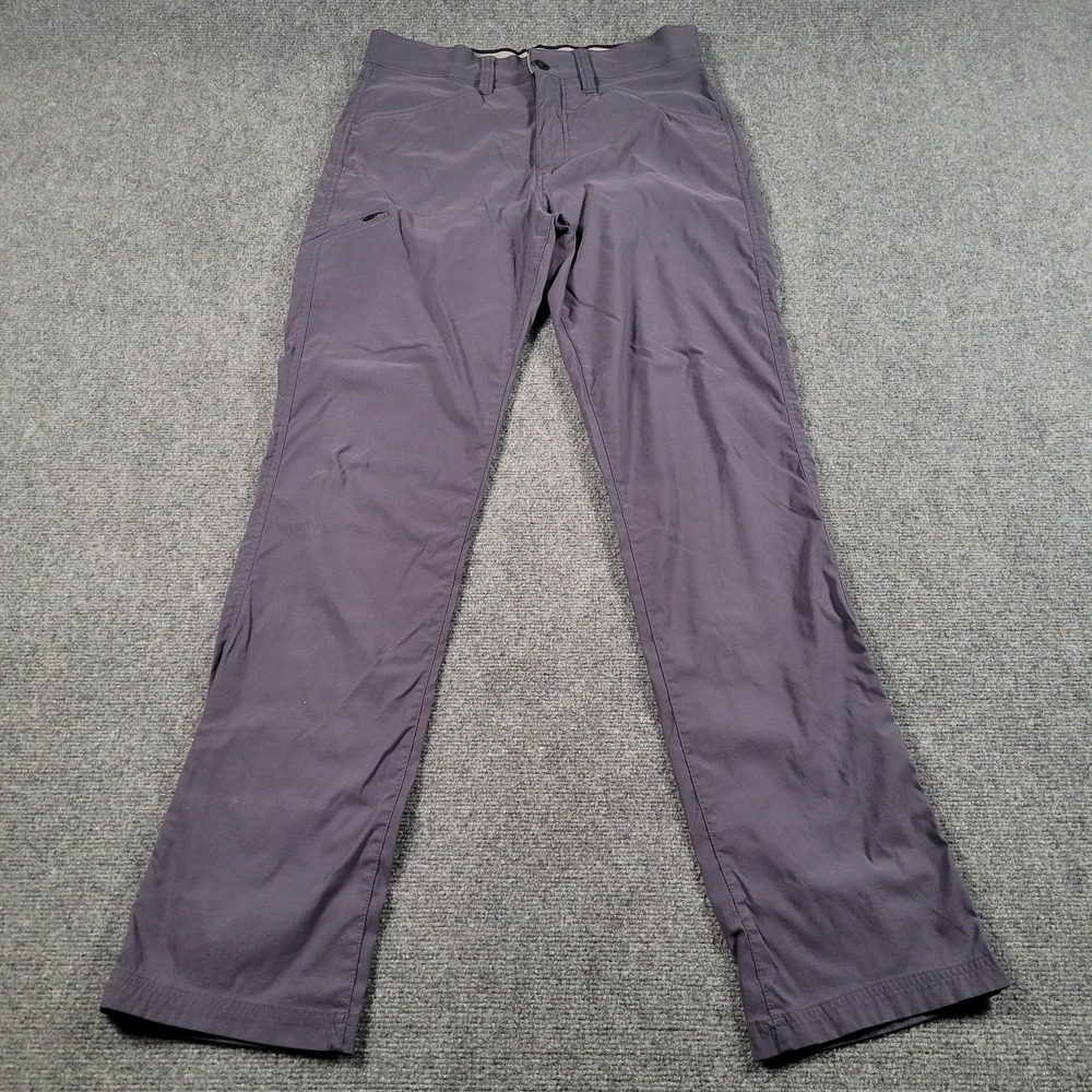 Orvis Pants Mens 32x34 Gray Nylon‎ Spandex Stretch Outdoor Hiking Travel Golf